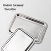 Mei Chu 304 Stainless Steel Deep Rectangular Serving Tray