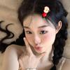 2Pcs Girls Hair Accessories Cute Apple Star Duckbill Clips for Children and Teens Party Headdress Festival Hair DecorS