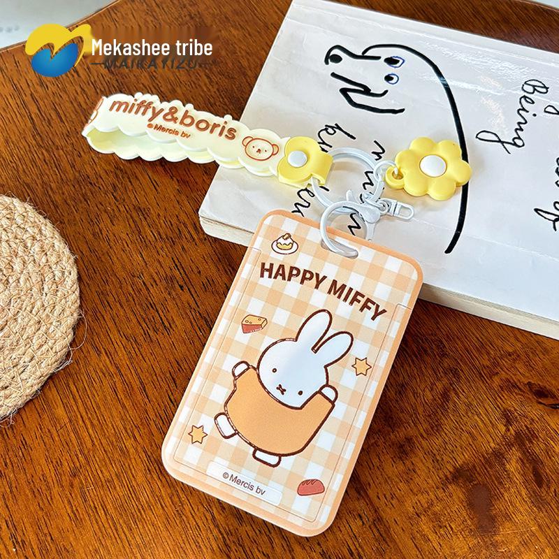 Genuine Miffy & Boris Card Holder: Student Meal, Bus, Subway Access Cover
