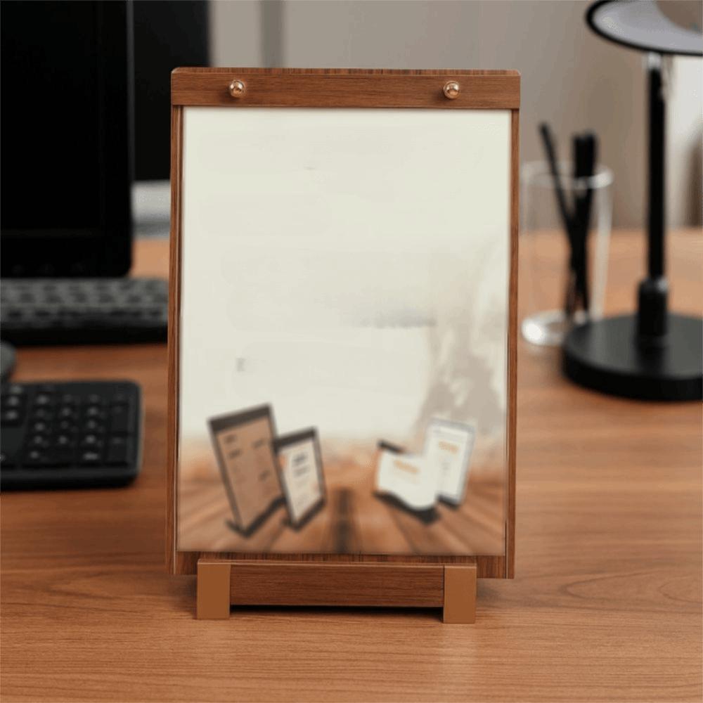 Non-slip Base Table Sign Holder Horizontal/Vertical Table Top Sign Display Shelf Wedding