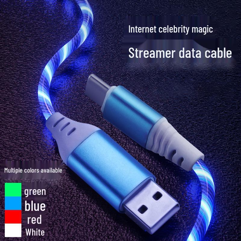 Luminous Fast Charging Cable for Apple, Huawei, Android Type-C Devices