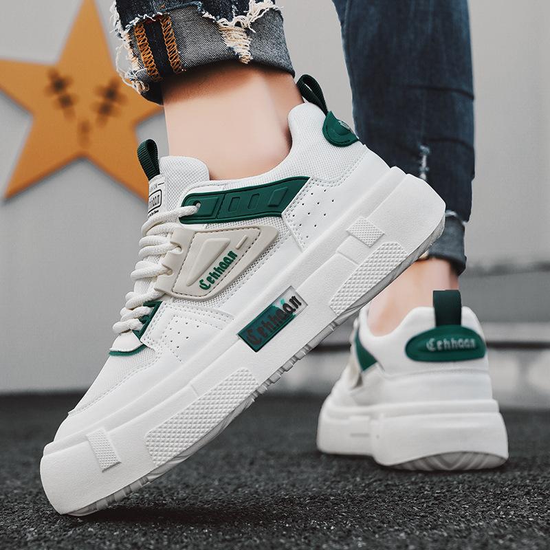 

Men s shoes 2025 new spring breathable board shoes trendy versatile youth sports outdoor leisure mesh trendy shoes 44