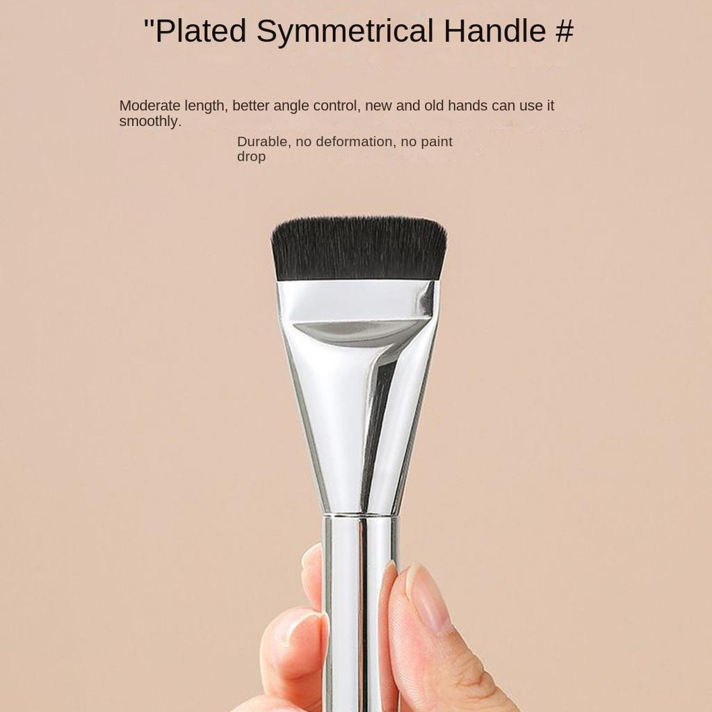 Line Facial Mask Brush No Powder Ultra-thin Flat Head Foundation Brush No Trace Light Base Soft Makeup Brushes Primer Beauty Tool