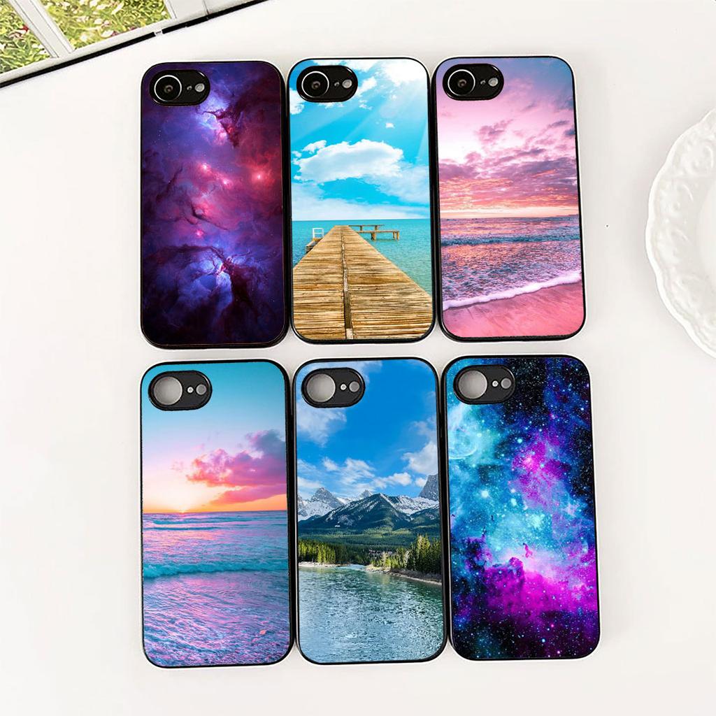 Pour OPPO A80 A18 A16 A40 A17 A15 A38 A78 A79 A54 A57 A12 A60 5G 4G Coque Étui de Téléphone Montagne Univers Galaxie Mer Plage Voyage