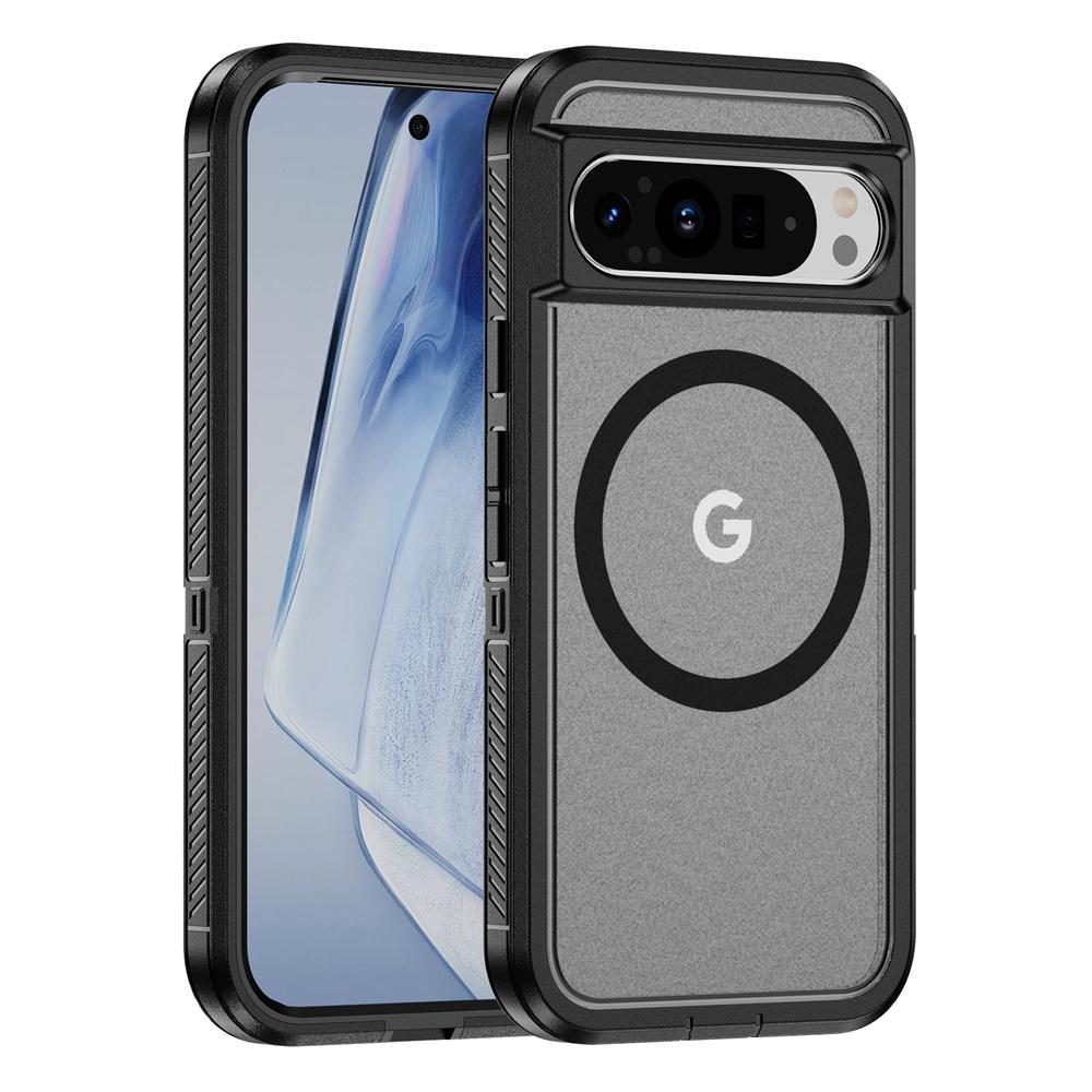 Magsafe Hybrid Heavy Duty Armor for Magsafe Case Google Pixel 9 8 Pro 8A Otter Case Box Business Wireless Charging Magnetic Matte Cover
