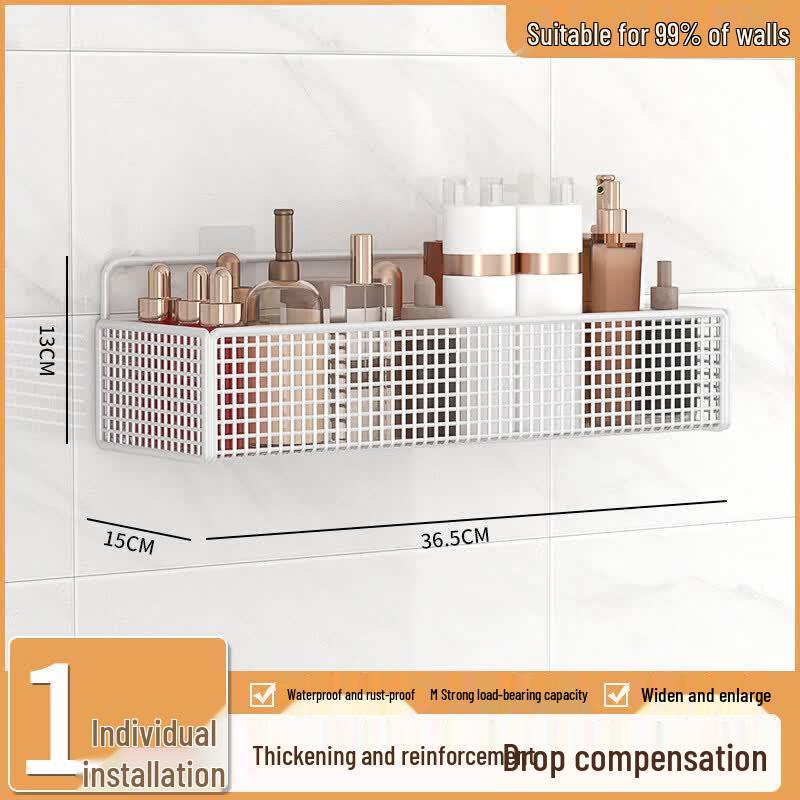 LIEI No-Drill Wall-Mounted Storage Shelf