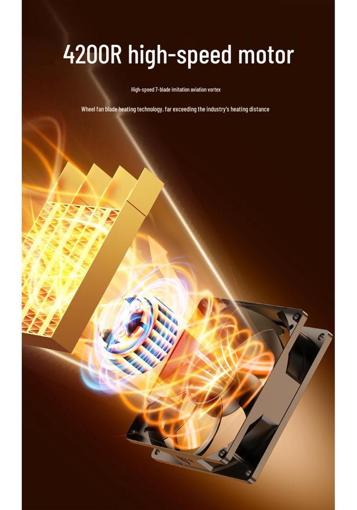 Smart Digital Desktop Heater with High Power Quick Heating & Temperature Control