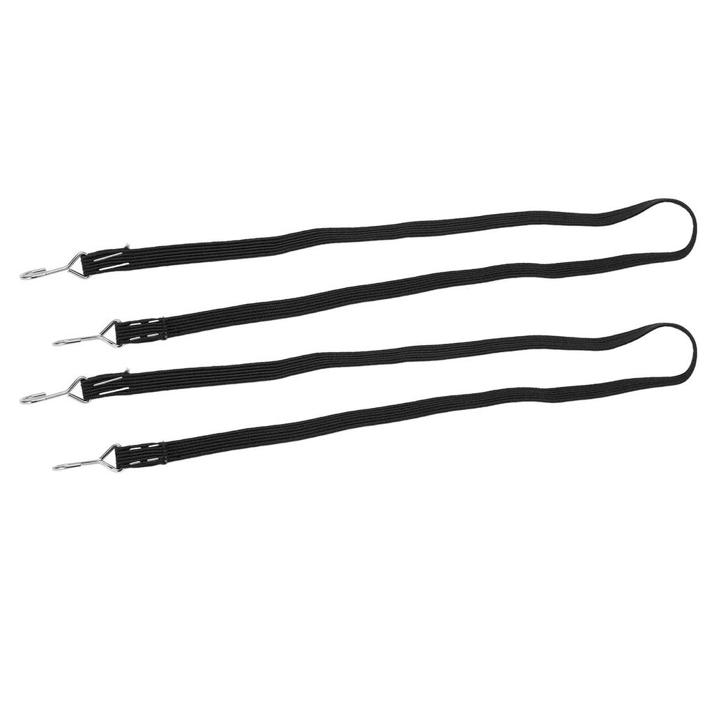2 Stück RC Elastische Gepäckgurte Nylon Allgemein RC Bungee Spanngurt für Alle RC AutosSchwarz