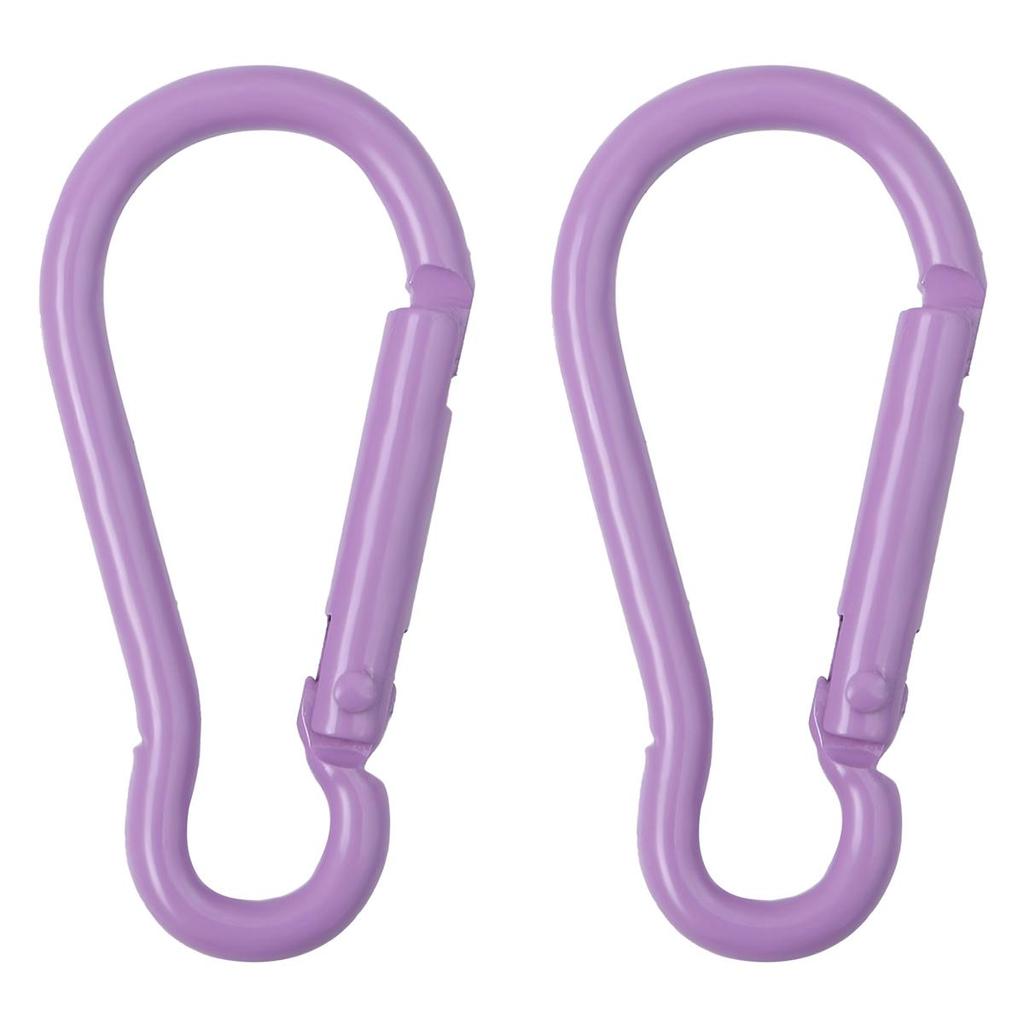 1-10 Stück Aluminium Sprühlackiert Ovalbahn Kletterverschluss Karabiner für Schlüssel Tasche Zubehör