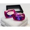 26-27 Ct Natural Pitambari Sapphire Cushion Cut Pair Stunning Gemstone