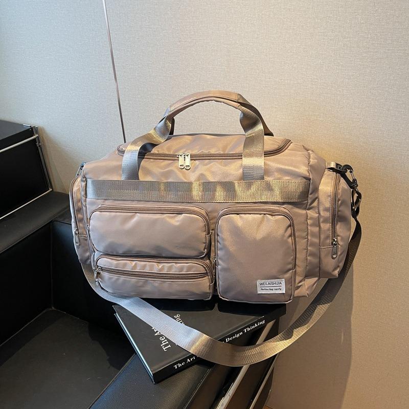 

Dry and Wet Separation Portable Travel Bag Multi-Pocket Storage Luggage Unisex Portable Sports Fitness Bag хаки