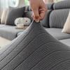 Thick Jacquard Sofa Seat Cushion Cover for Living Room Furniture Protector L-shape Corner Sofa Cover Removable Seat Slipcovers