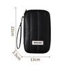 New Anti-Skimming Passport Holder with Large Capacity Compartments Portable Travel Organiser for Documents and Bank Cards
