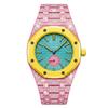 Advanced Diamond Style Zinc Alloy Metal Case Strap Modification Kit For AP X Swatch Royal Pop Changer To Wristwatch