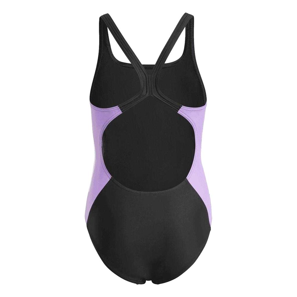 Adidas Girls 3 Stripes One Piece Swimsuit