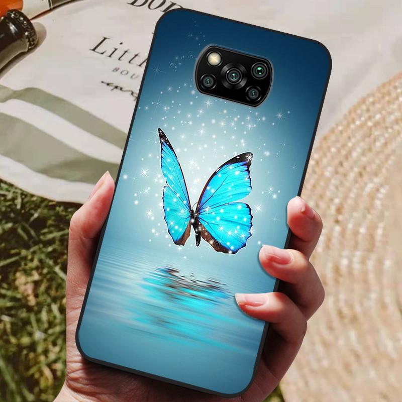 Pour Xiaomi Poco X3 NFC Coque Silicone Souple TPU Housse de Téléphone Pour Xiaomi Poco X3 NFC Coque X 3 NFC Marbre Bumper Protecteur