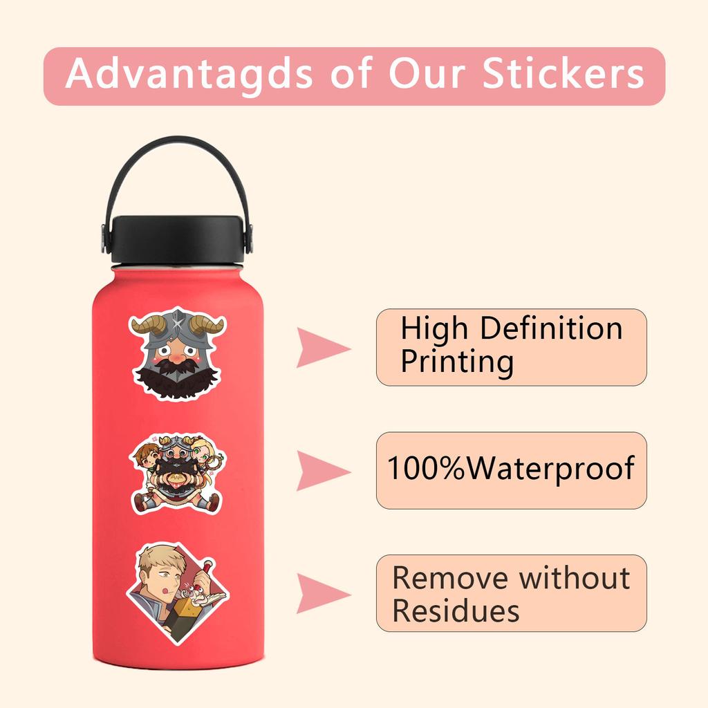 110 Delicious In Dungeon Stickers Luggage Laptop Mobile Comic Stickers