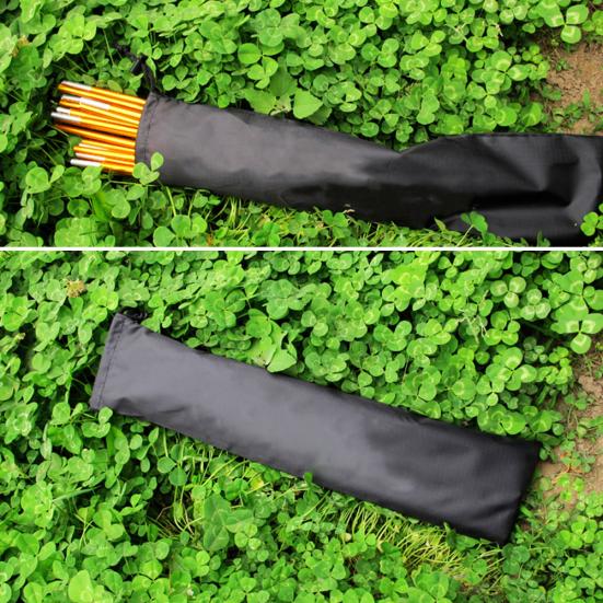 Durable Camping Canopy Equipment Tent Pole Bar Rod Peg Trekking Storage Bag