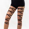 Genjuku Stil Elastisches Band Körperkette Elastisches Band Damen Körperschmuck Bein-Schlaufe Party Dekoration