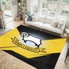 Derby County Design Crystal Velvet Carpet Cozy Non?Slip Printed Rug For Bedroom Living Room Entrance