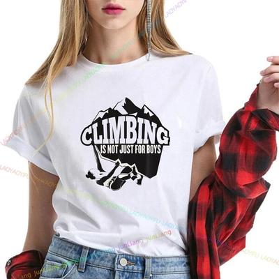 Outdoor Enthusiasts Unisex Clothing Climbing Mountaineering Top Women Plain T-shirt Funny Gifts Vintage Harajuku Streetwear Tops