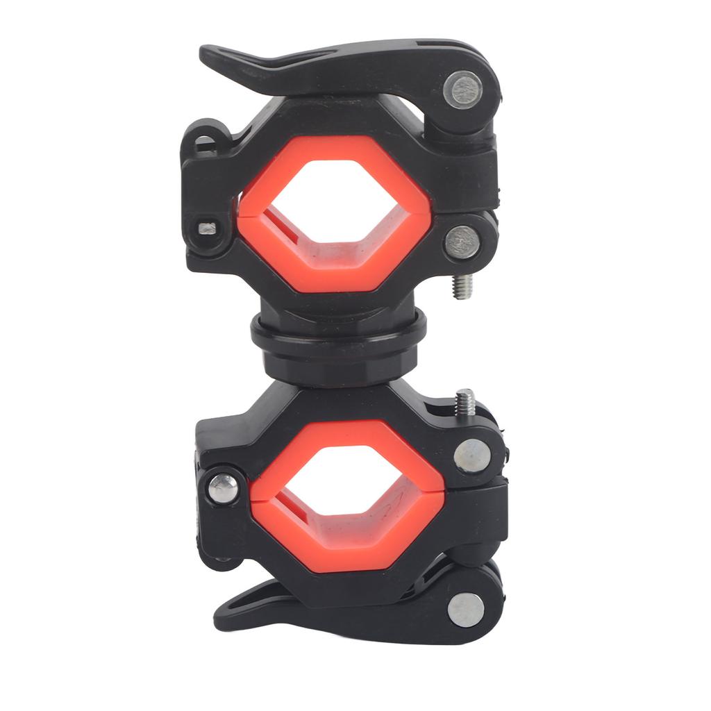 Black Multi Purpose 360 Degrees Rotatable Bicycle Flashlight Mount Clip Bike Front Light Fixed