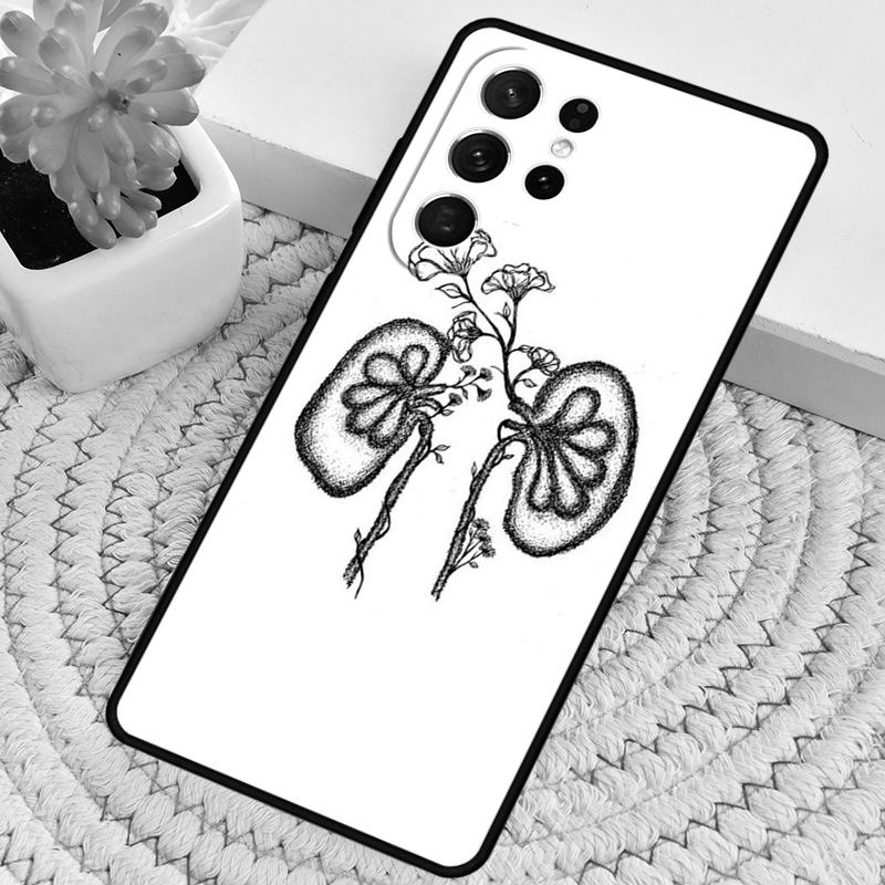Medical Human Organs Brain Kidney Art Soft Phone Case For Samsung Galaxy Note 10 Pro S26 S25 S24 S23 S22 S21 Plus Ultra Cover