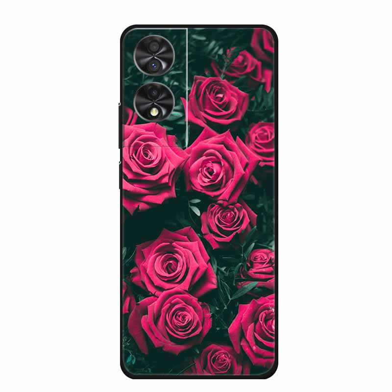 Para TCL 40 NxtPaper 4G 6.78" Funda Animales TPU Silicona Suave Fundas de Teléfono Cubierta para TCL40 NxtPaper Protector Lobo Dibujos Animados Coque