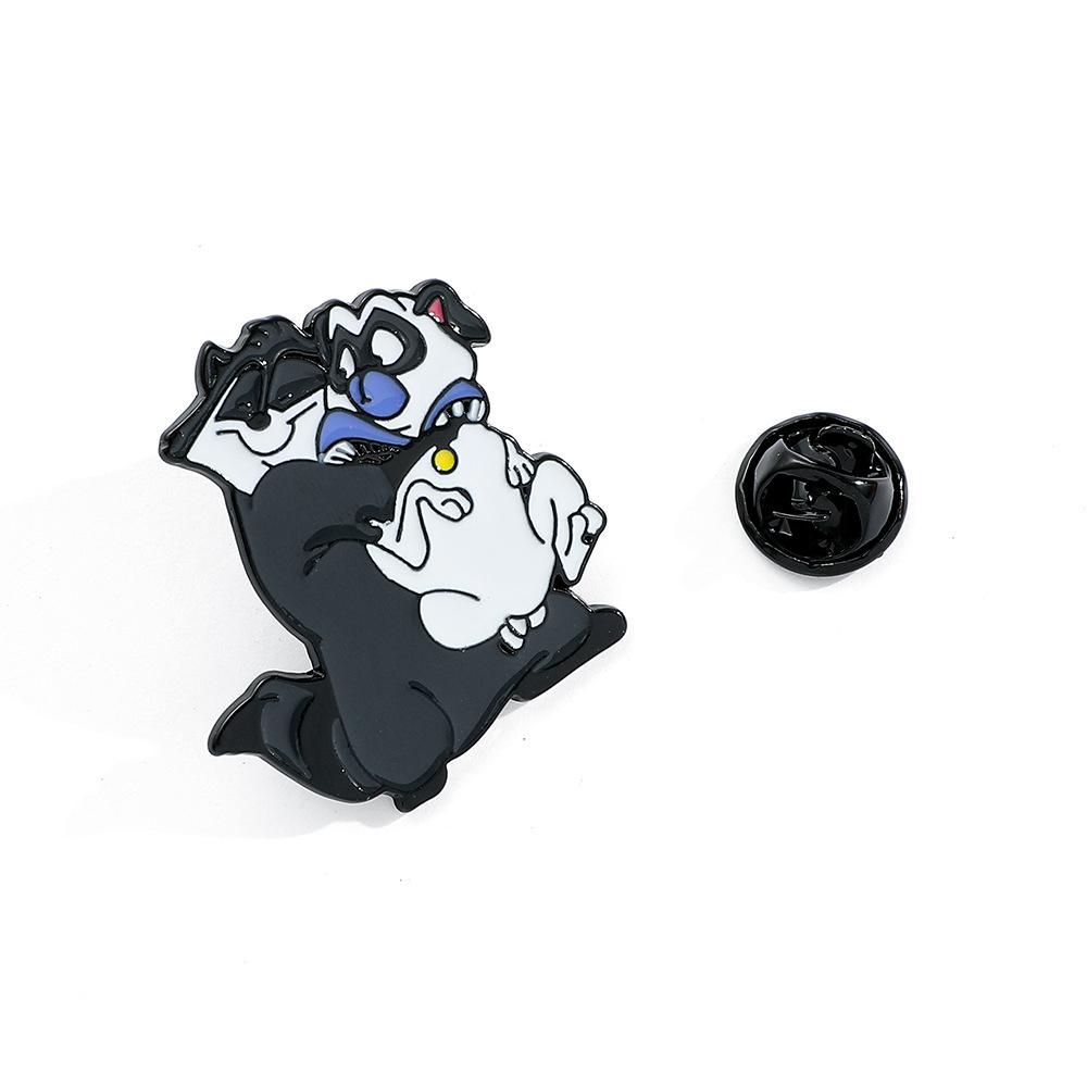 

Cartoon Style Enamel Pin Brooch Cute Character Design Metal Badge Accessory for Bags Jackets Hats Collectibles One Size