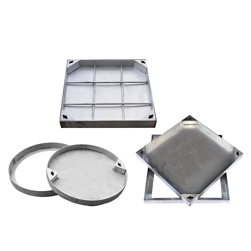 Stainless Steel Concealed Square/Round Manhole Cover for Decorative Drainage and Sewage Wells