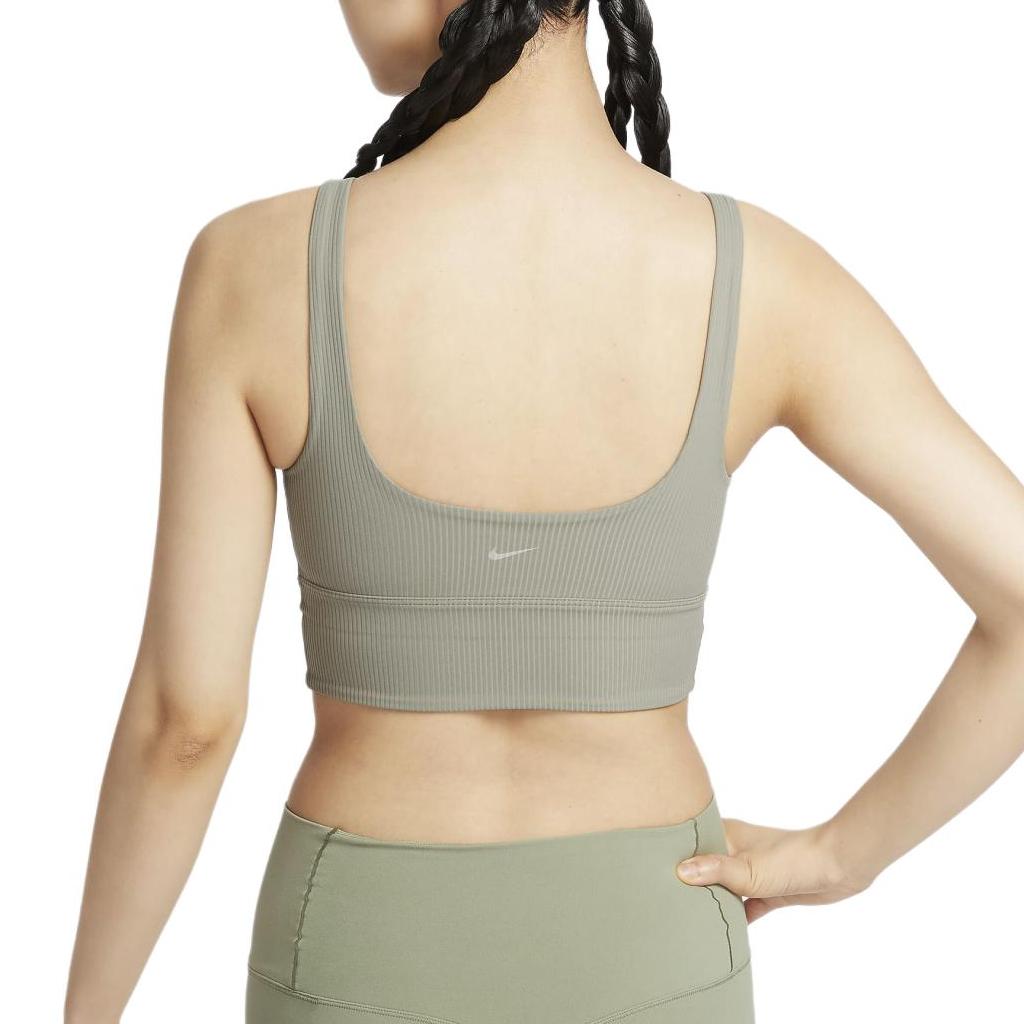 Nike Dri-Fit Zenbee Solid Comfortable Casual Lightweight Supportive Sports Bra Women Underwear Light-Green HF1543320