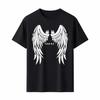 2026 ANGEL Wings Back Print Graphic Tee Gothic Streetwear Unisex WOMEN Vintage Comfortable and Loose Unisexs and WOMENs Tshirts