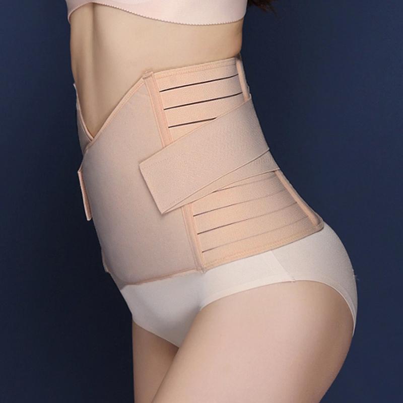 Kvinners postpartum mage slanke belte med elastisk midjetrener kroppsformer abdominal sport lendevirvelleddsbeskytter svettebelte
