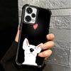 Perro Bull Terrier Lindos Cachorros Funda de Teléfono con Chapado Para Xiaomi Redmi Note 14 15 Pro Plus 13 12 11 11S 11T 10 9S 9 5G Anti-Caída Aira