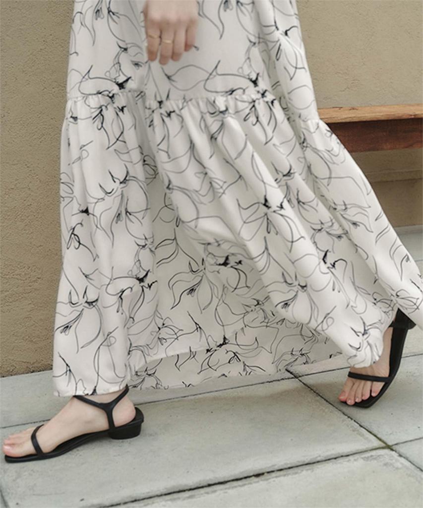 Shoulder Dress AHXP4552 S Ivory [Titivate] 2-way Women's
