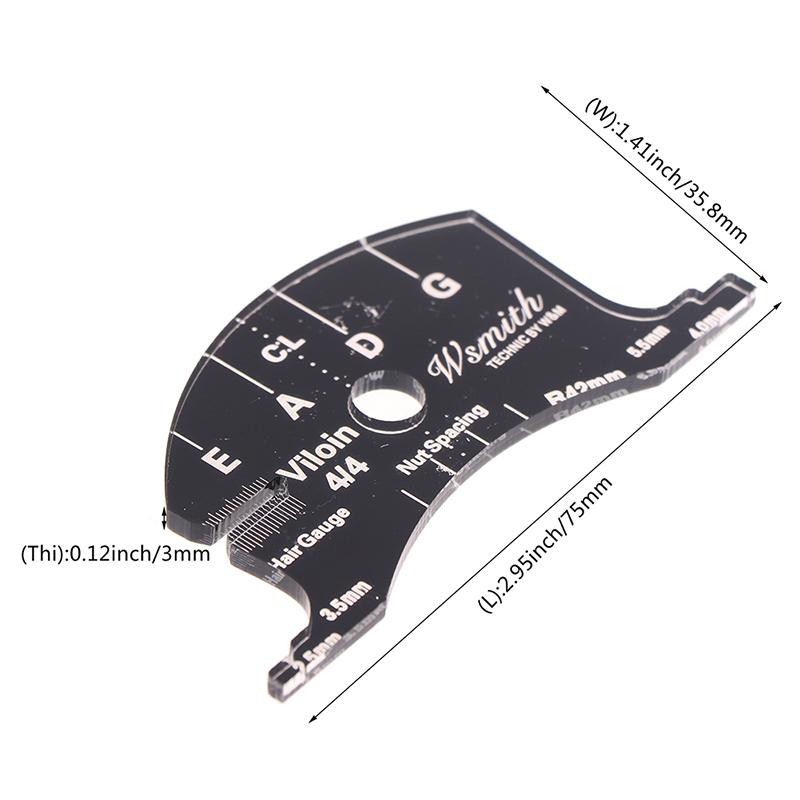 Violin Bridges Multifunctional Mold Template 4/4 Violin Bridges Repair Tool