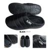 SUBU Sandals for Men and SUBTK Warm Winter Slippers with Memory and Brushed Fleece Sizes Women, Slippers, Water-Repellent, Foam, (Black, 24.0-25.5cm)