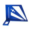 Upgrade Holzbearbeitungs-Messlineal Metrisch Zoll 3D Mehrwinkel-Aluminiumlegierung 22,5 30 45 60 67,5 90 Grad Winkelquadrat