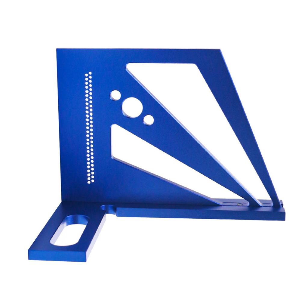 Upgrade Holzbearbeitungs-Messlineal Metrisch Zoll 3D Mehrwinkel-Aluminiumlegierung 22,5 30 45 60 67,5 90 Grad Winkelquadrat