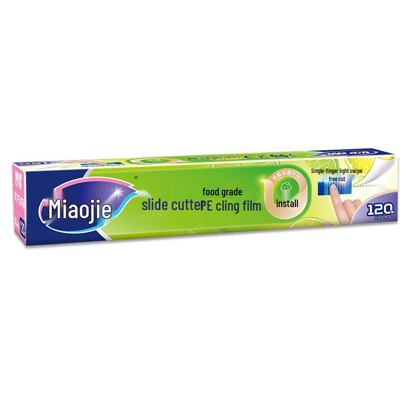 Miaojie PE Cling Film with Slide Cutter