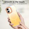 For iPhone 16 Plus Magnetic Case Gradient Design Borderless IMD TPU+PC+PET Phone Cover