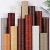 40cm*3m Self-Adhesive Wood Grain Wallpaper Peel and Stick Removable Waterproof Wall Sticker for Cabinet Table Desk Renovation Background Decor