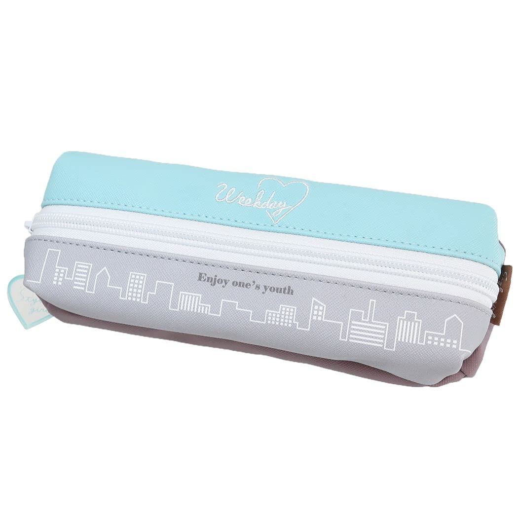 

Pencil Case Pen Style New Student [2-Room Case] Girl/Weekday