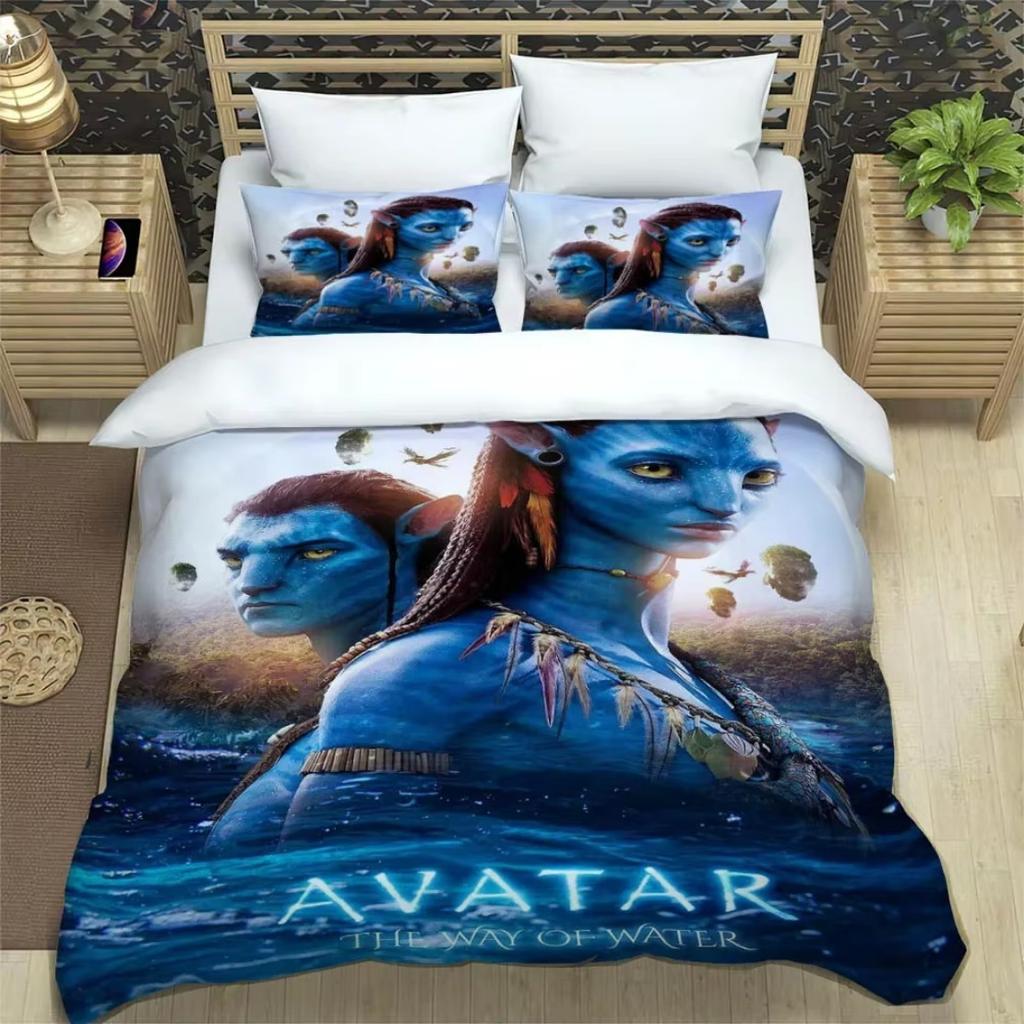 Movie Avatar Duvet Cover The Way of Water Bedding Sets Supplies Set Duvet Cover Bed Comforter Set