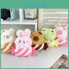 Animal Candy Soft Cartoon Plush Toy Rabbit Keychain Backpack Pendant Decoration