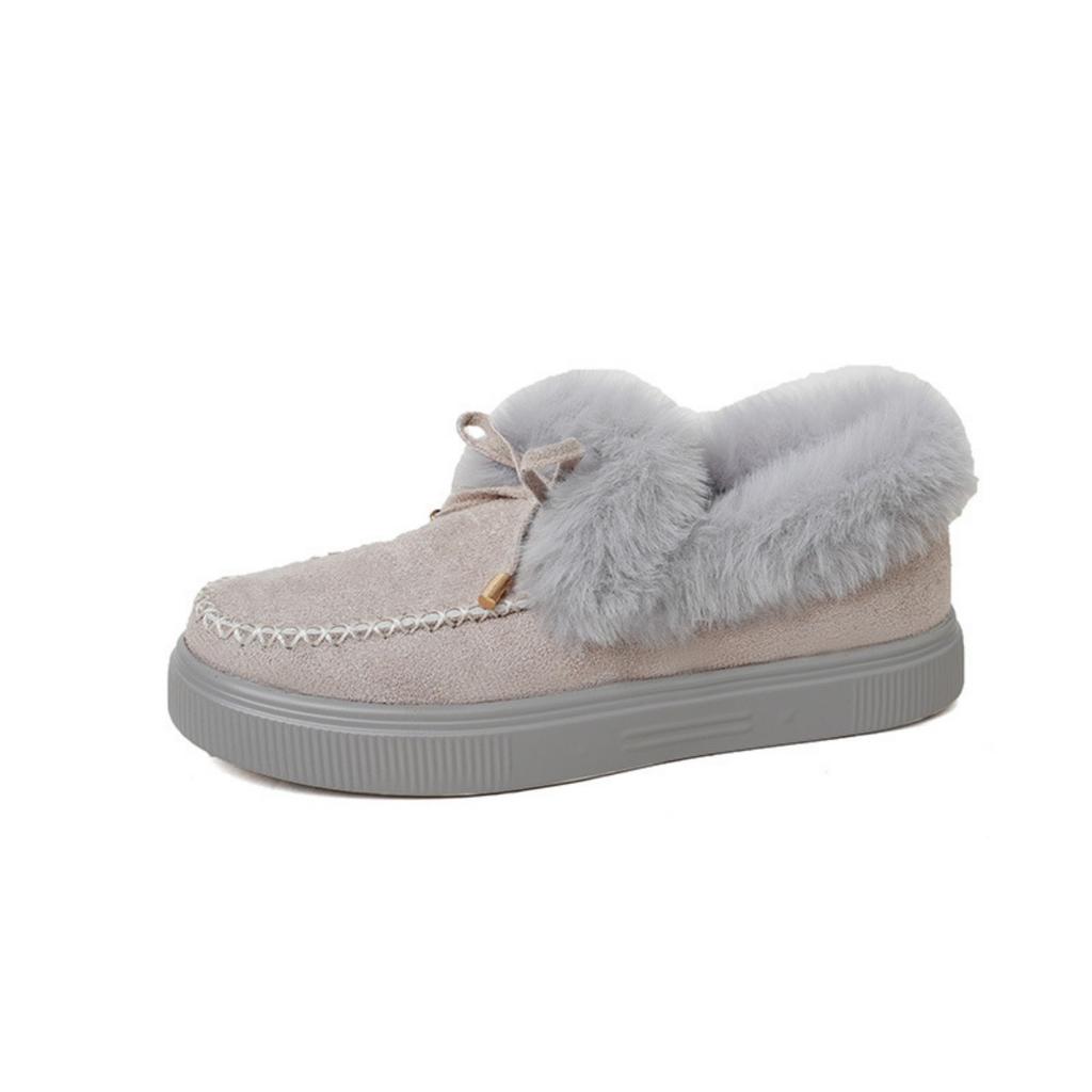 Women's Shoes, Snow Boots, Cotton Shoes, Round Toe Shoes, Thick Soled Shoes, Suede Shoes, Warm Shoes