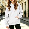 Girls Oversized Hoodies Drop Shoulder Pullover Sweatshirt with Pocket