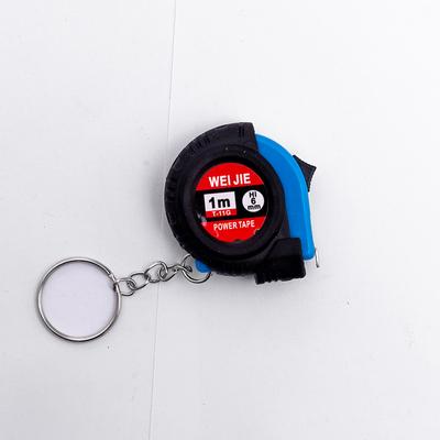 Mini metro a nastro elettrico portachiavi righello universale metro a nastro metrico retrattile 1 m metro a nastro pollice strumento sarto