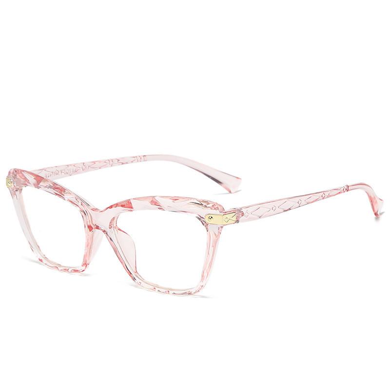Women Retro Cat Eye Computer Glasses Fashion Ladies Luxury Optical Spectacle Eyeglass Resting Lenses Optical Glasses For Female
