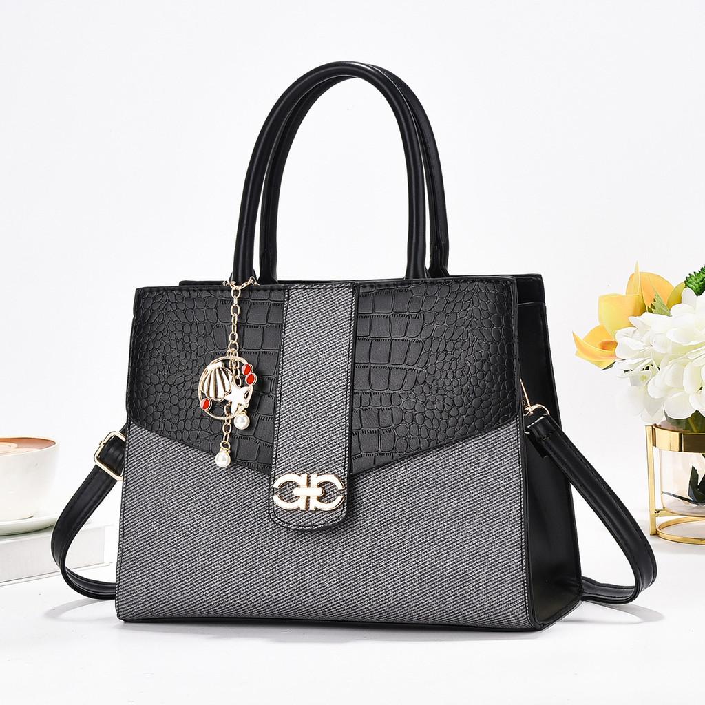 Stylish New Stone Pattern Cute Handle Bag With Large Capacity For Practical Ladies